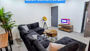 Appartement XXL 120m2 - 10 couchages - 3ch - centre Foix - 2 sdb-2 wc - Parking gratuit à 1 Minute - Foto 2