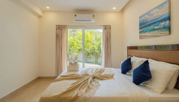 Alaya Stays Luxfort 1 BHK Apartment - Foto 2, Habitación