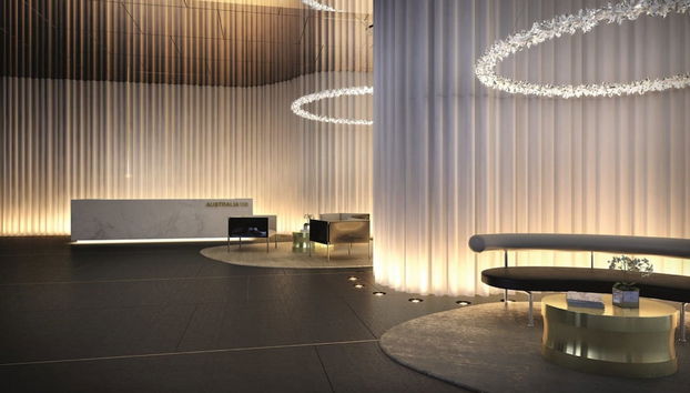 Coin salon dans le hall