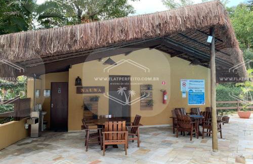 Flat Perfeito Flat Amarilis em Riviera São Lourenço com café da manhã e enxoval completo toalhas praia e piscina com trocas - Foto 61