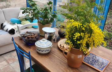 La Maison Bleue de Husseau Ancienne ferme semi-troglodytique 18e siècle - Foto 17