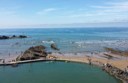 Stones Throw Studio Apartment Bude Cornwall - Foto 23
