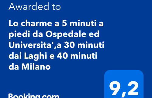 "Lo charme" a 5 minuti a piedi da Ospedale,Teatro Coccia ed Universita',a 30 minuti dai Laghi e 40 minuti da Milano - Foto 20