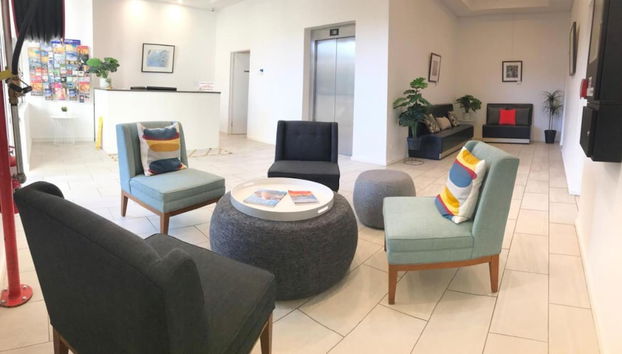 Sala de estar do lobby