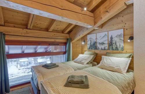 Appartement LE BUET skis aux pieds, piscine & Spa - Foto 10