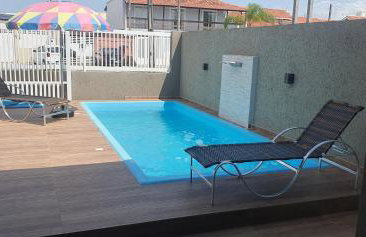 Mar Doce Lar Casa na praia de guaratuba com piscina e ar condicionado - Foto 13