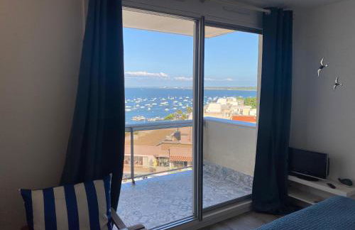 Aux pieds des plages, du port, de la piste cyclable et des commerces de proximité, un studio au dernier étage avec une vue panoramique sur le Bassin d'Arcachon, entièrement rénové, dans une résidence avec piscine - Foto 20