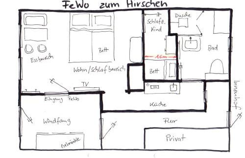 Ferienwohnung zum Hirschen - Foto 2