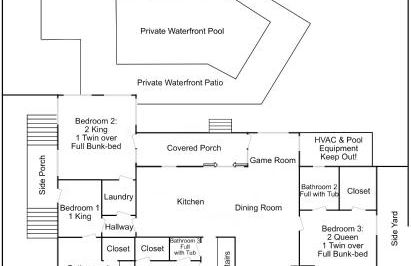 Paradise on Ocean Waterway Huge 5000 sq ft w Private Pool, Boat Dock, Grand Piano, Game Tables, BBQ, 1 acre Yard, Crib, Sleeps 34 - Photo 5