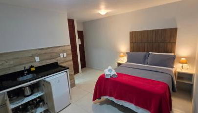 Flats Marina do Sol - Foto 4, stove, minibar