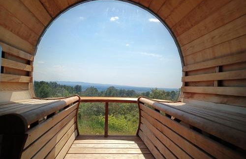 Gîte Lavande vue Luberon 33 hectares piscine Spa Sauna au cœur de Provence - Foto 5