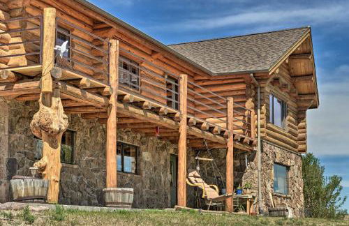 Exquisite Log Home with Lander Valley Views! - Foto 29