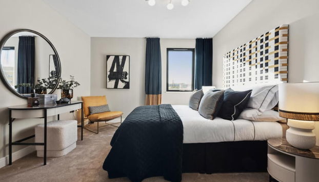 02 Arena - Luxury 2 Bed Double En-suite W/balcony - Foto 3, Habitación