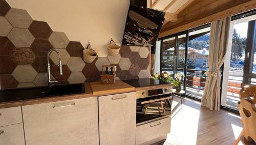 Appartement le StelO Les Gets 6 personnes aux pieds des pistes 2 chambres - Foto 4