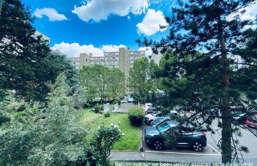 Appartement parisien neuf, moderne avec une grande salon, 2 chambres, 3 lits, parking gratuit, 15min de Paris et 13 min aéroport Orly - Foto 39