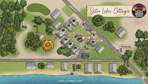 Sister Lake Cottages - Unit 2 - Foto 4