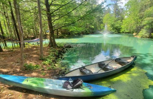 Waterfront Lonestar Cabin in a Magical Forest - Foto 2