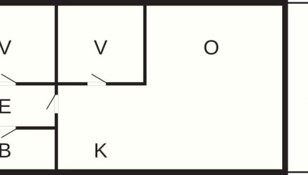 4 Person Holiday Home in Laeso - Photo 2, Plan d’étage