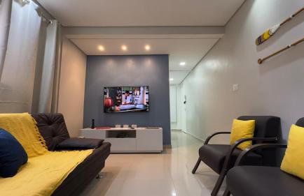 Santos - Gonzaga - Apartamento completo 1 quadra da praia - Foto 7