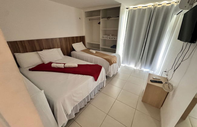 GranSol, Terreo, Pé na areia, 03 qtos, 08 hóspedes, a 600m do B PARK - Photo 4