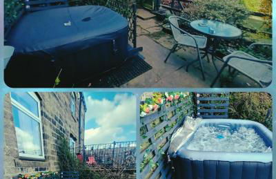 Stones Cottage Farm, nr Haworth, family friendly, work friendly, gaming barn, hot tub, free wifi, free parking, EV point - Foto 15