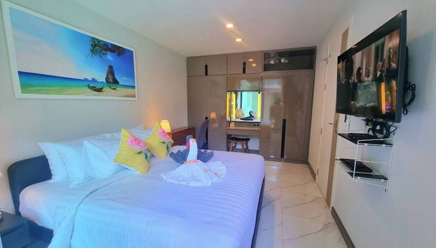 B308 - 1 Bdr Condo With Pool Access Ao Nang Beach - Foto 3, Habitación