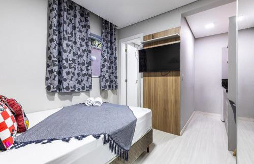 Studio lindamente decorado! Ideal para casal! 1 - Foto 1