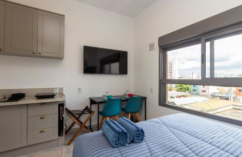 Studio com piscina e academia perto do metrô - Foto 4