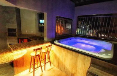 Paradise Temporada Cobertura 4 Quartos com Jacuzzi e Churrasqueira no Thermas Paradise - Rio Quente - Foto 19