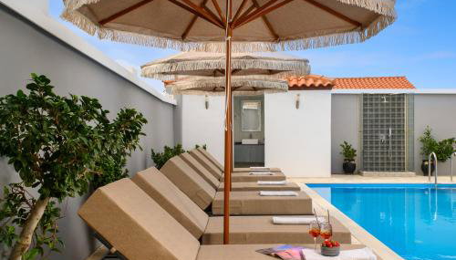 Pervolia House Private Pool Near Airport - Foto 3, sunbed