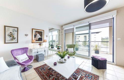 L'Aragon - Wifi - Balcon vue La Maine - Foto 13