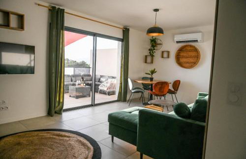 Résidence Porticcio Vacations Vue Mer Piscine & Jacuzzi - Foto 63