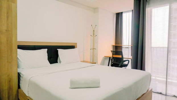 Nice And Modern Studio At 38Th Floor Pacific Garden Apartment - Foto 4, Habitación