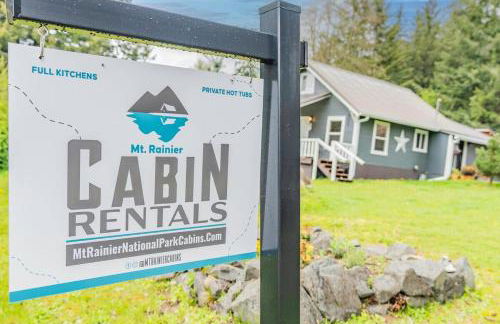 Mt Rainier Retreat with Spa Bathroom-Hot Tub-Fireplace - Foto 11