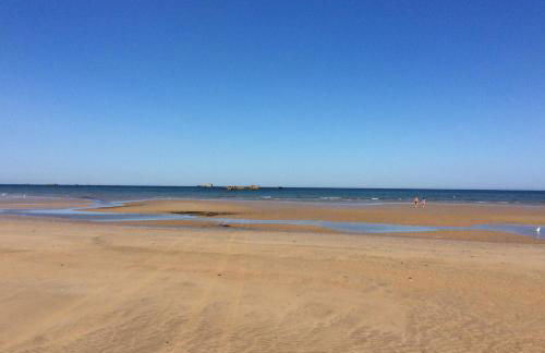 Hortansia apt rénové bien équipé avec terrasse aménagée jardin, parking privé, proche de la mer, près de Port en Bessin et Omaha Beach - Foto 42