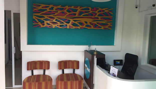 Zona de estar del vestíbulo