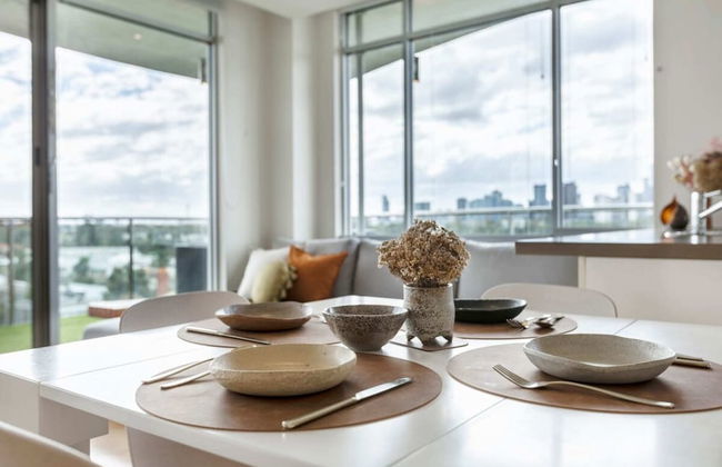 Stunning View 2-bed in Port Melbourne w/ Parking - Foto 23