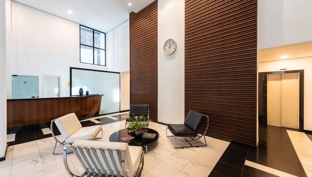 Zona de estar del vestíbulo