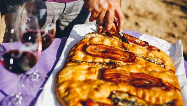 Déjeuner dans les vignes