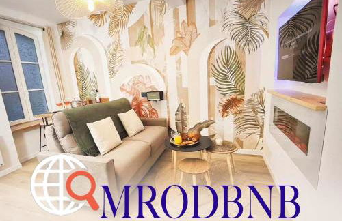 MRODBNB - Appart Neuf - Aperçu Mer - 25m Plage & Resto - Ciné - cheminée - Popcorn - Foto 1