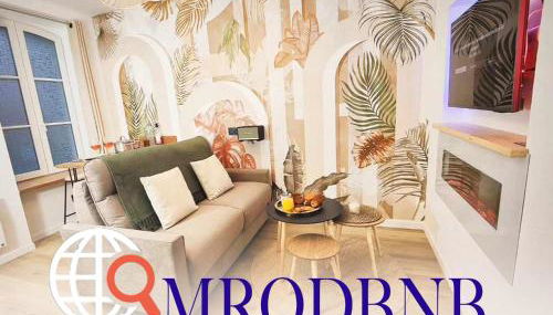 MRODBNB - Appart Neuf - Aperçu Mer - 25m Plage & Resto - Ciné - cheminée - Popcorn - Foto 1