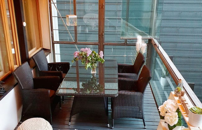 Superb 1BR home with sauna and terrace - Foto 10