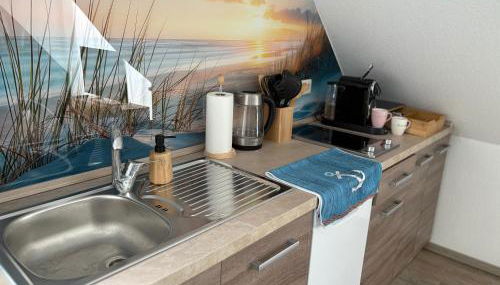 Ferienwohnung mit Schlösserblick in Dresden I große Dachterrasse I Parkplatz kostenfrei - Foto 5, stove, dishwasher