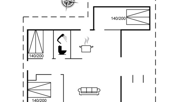 "Arnetta" - 150m from the sea - Foto 2, Floorplan