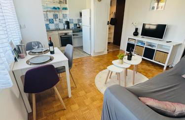 F2 lumineux 40 m2 Face aux thermes de Thonon. - Foto 8