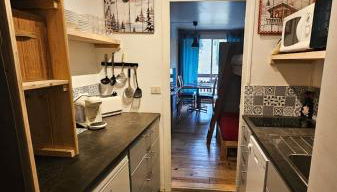 Studio sud 5 personnes superdevoluy pied des pistes - Photo 4, stove, dishwasher