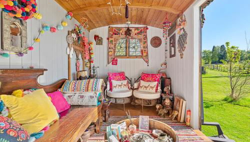 Finest Retreats- Shepherds Hut at Hilltop Farm - Foto 4