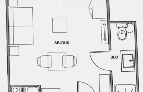 104 Studio Immeuble Persévérance - Foto 21
