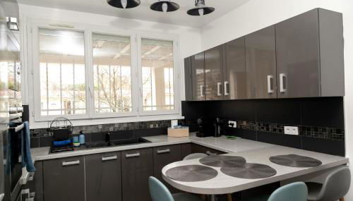 Cosyhome T2 proche Gare entre Paris et Disneyland - Familial Rénové 65 m2 - Foto 4, stove, pet friendly, storage, minibar