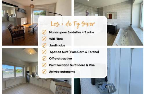 Ty Gwer proche des plages de Pors Carn & La Torche - 8 personnes - Photo 29